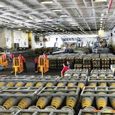Military warehouse